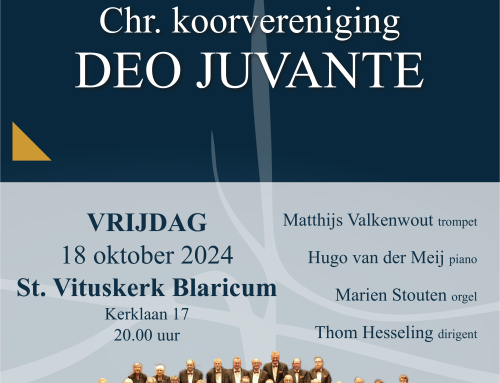 Najaarsconcert Deo Juvante o.l.v. nieuwe dirigent