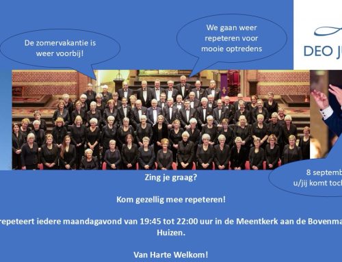 Deo Juvante hervat na zomervakantie