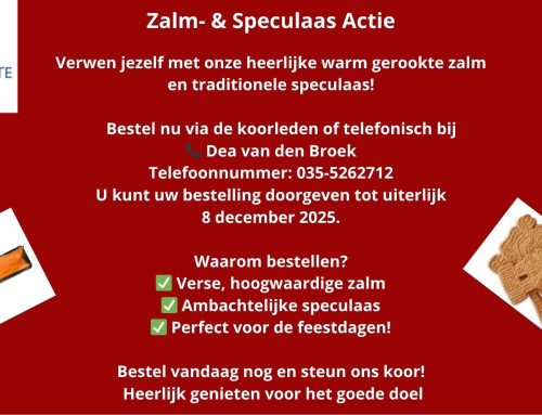 Zalm en speculaas actie